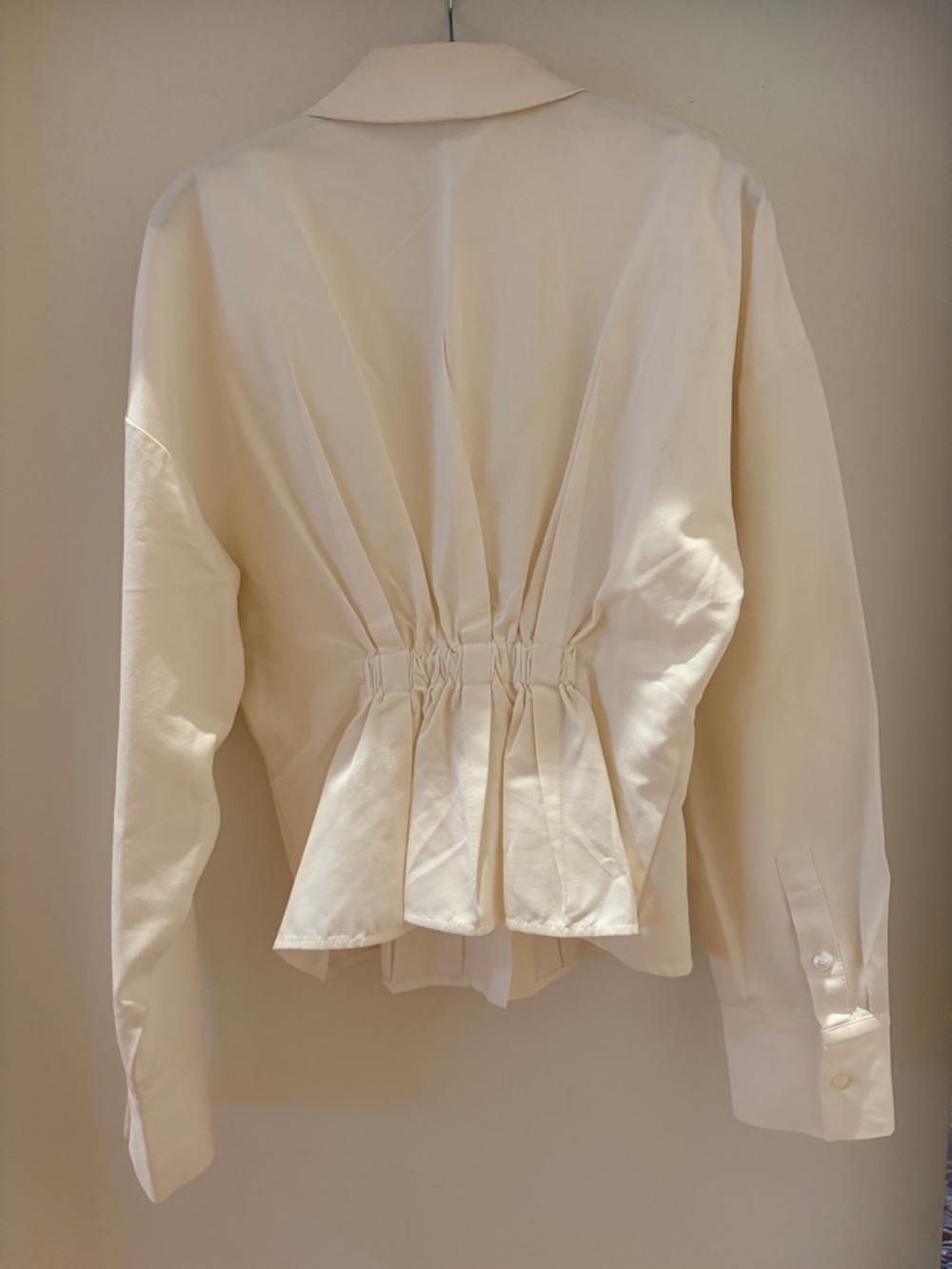 STAUD Cream Ophelia Button-Down Shirt - Picture 3 of 5
